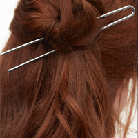 Sterling Silver Power Pin (5.5in or 7in French Hair Pin)